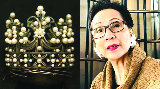 Aurora Pijuan Mikimoto tiara