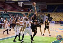 Maharlika Basketball: Bacolod-Master stumbles to Davao Occidental Tigers Bacolod Master Sardines Mark Tallo fearlessly scores against three Davao Occidental Tigers defenders. MPBL PHOTO