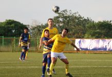Ceres-Negros guns for solo 1st in PH Football League Ceres-Negros FC’s Bienvenido Marañon fights with a Global-Cebu FC player for a loose ball during their June 1, 2019 match. PFL PHOTO