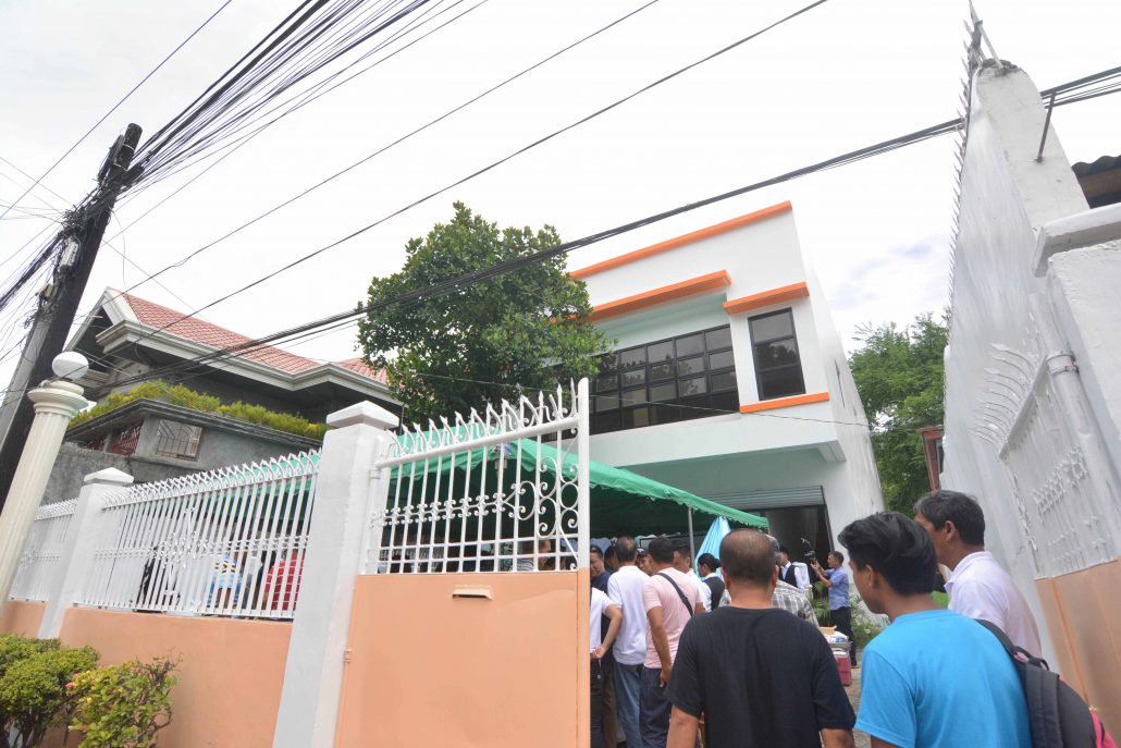 The office building of CS Water Iloilo just before the town market of Janiuay. They will only occupy the ground floor.