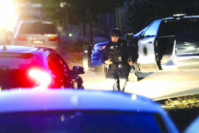 California Garlic Festival Shooting Police work a scene after a deadly shooting at the Gilroy Garlic Festival in Gilroy, California on July 28, 2019. AP