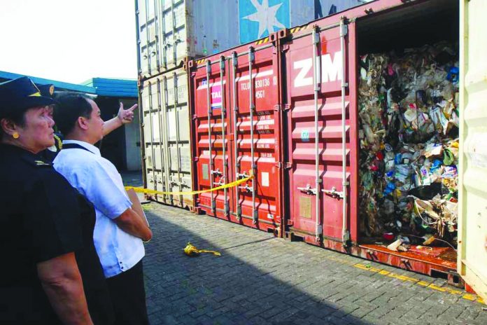 Over a hundred container vans filled with tons of garbage from Canada were sent to the Philippines in 2014. The shipment was declared as plastic scraps but contained household trash. ABS-CBN