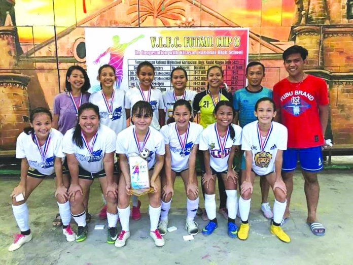 Central Philippine University Golden Lions futsal Central Philippine University Golden Lions futsal team. PHOTO COURTESY OF EDWIN CARO LARU-AN
