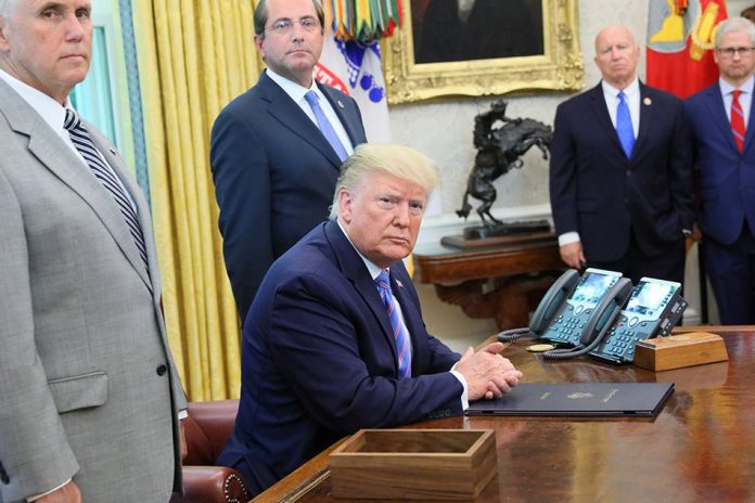 Donald Trump US President Donald Trump talks to reporters during a signing ceremony in the Oval Office of the White House in Washington on July 1. REUTERS