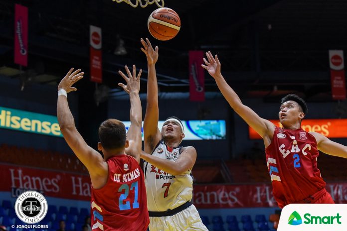 Jerrick Balanza has another solid outing for the Colegio de San Juan de Letran Knights. TIEBREAKER TIMES PHOTO