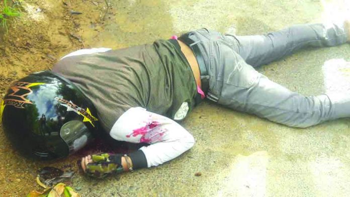 John Rey Madera Lending collector John Rey Madera was driving a motorcycle when four gunmen shot him to death in Barangay Pampango, Libacao, Aklan on July 26. MARC ROWEN NAIG/AKEAN FORUM