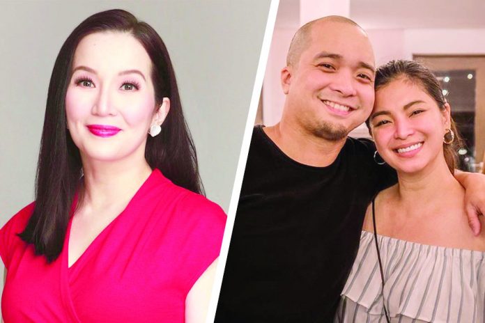 Kris Aquino and Angel Locsin