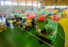 Iloilo City records 251 new dengue cases in a week; State of calamity declaration pressed A REFUGEE CAMP? No. This is the gymnasium of Maasin, Iloilo. It has been temporarily converted into a mini hospital to accommodate dengue patients. The municipality’s rural health unit is already packed with patients. IAN PAUL CORDERO/PN