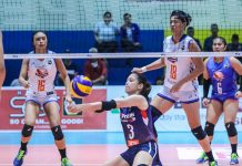Petron halts streaking Generika in Superliga Mika Reyes of Petron Blaze Spikers digs the ball sent by Generika-Ayala Lifesavers. PSL
