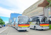 WV’s first premium P2P bus services roll out today; Megaworld opens P350-M Transport Hubs CONVENIENT TRANSPORT SERVICE. These buses are part of the premium point-to-point bus services in Western Visayas that the Land Transportation Franchising and Regulatory Board will be launching today, July 11, 2019, at the Iloilo Business Park in Mandurriao, Iloilo City. IAN PAUL CORDERO/PN
