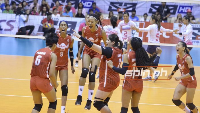 Petro Gazz Angels Petro Gazz Angels rejoices after bagging its maiden championship in the Premier V-League. SPIN.PH