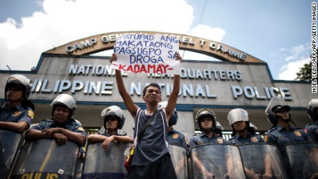 Philippine National Police War on drugs The Philippine National Police claims that amid criticisms from various groups, the government is winning the three-year-old antidrug campaign of President Rodrigo Duterte’s administration. CNN.COM
