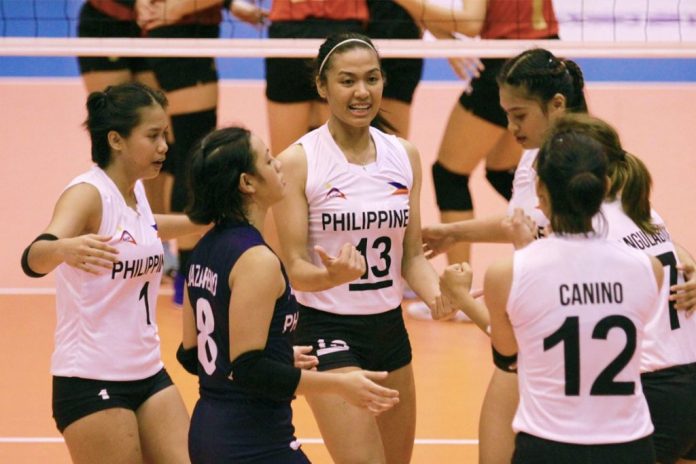 THAILAND VOLLEYBALL The Philippine U-23 women’s volleyball team. THAILAND VOLLEYBALL