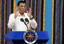 “The illegal drug problem persists, corruption continues...The reason why I advocate the imposition of the death penalty for crimes related to illegal drugs,” says President Rodrigo Duterte during his 4th State of the Nation Address on Monday, July 22. AFP
