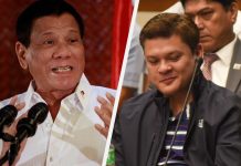 President Rodrigo Duterte (left) will likely to stay in his position amid presidential son and Davao City representative Paolo Duterte’s plan to seek the House of Representatives speakership, according to Presidential Spokesman Salvador Panelo. ABS-CBN NEWS