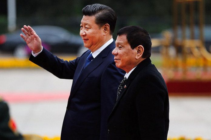 President Rodrigo Duterte and President Xi Jinping President Rodrigo Duterte plans to educate his critics on the constitutionality of his verbal deal with Chinese President Xi Jinping allowing Chinese fishermen to trawl within the Philippine exclusive economic zone. GMA NETWORK