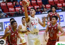 EAC stuns Lyceum in NCAA basketball Renzo Tampoc of Emilio Aguinaldo College Generals scores on a reverse basket. TIEBREAKER TIMES