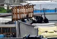 Russia frees captive whales after outcry Employees take part in an operation to transport and release two orcas at a facility in Srednyaya Bay in Primorsky, Russia. REUTERS