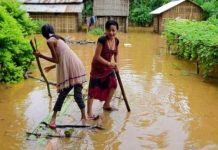Monsoon floods displace millions in India