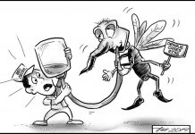 Editorial cartoon for July 1, 2019