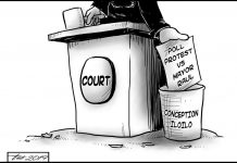 Editorial cartoon for July 11, 2019