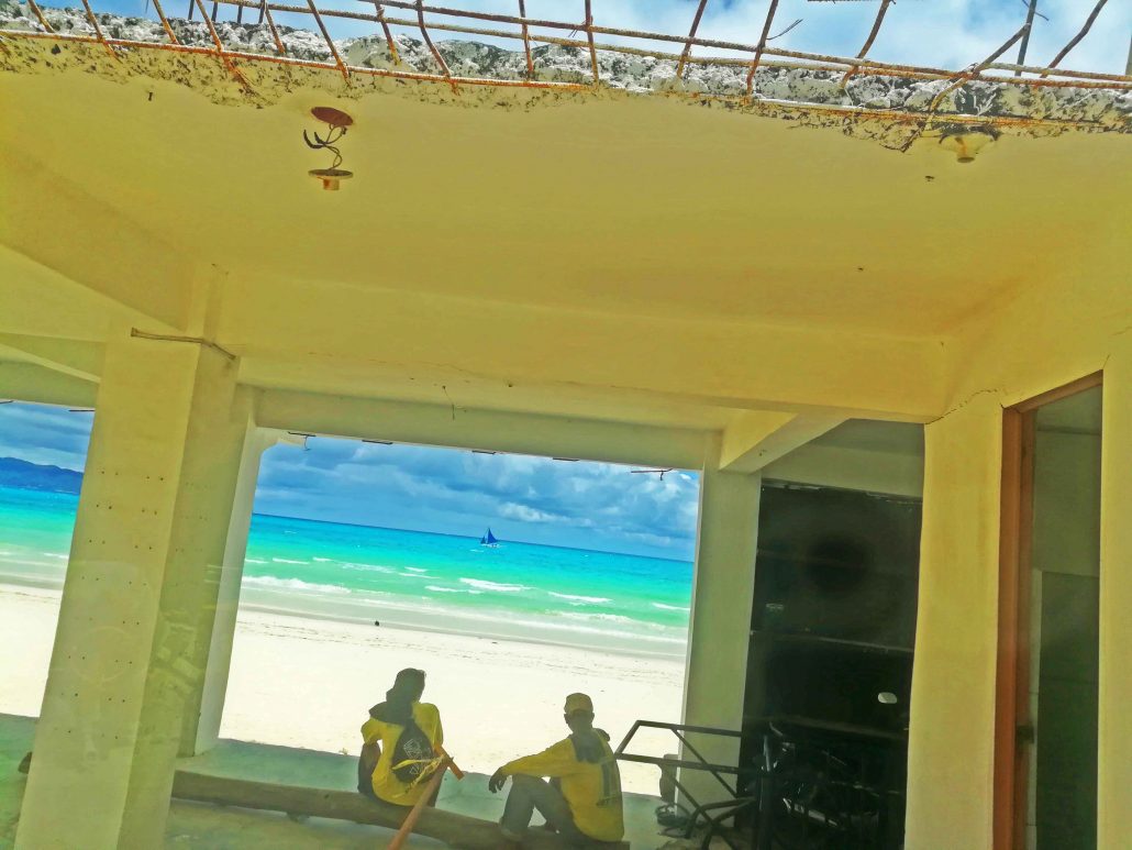 Traversing a mile or so away from Cagpan Port – with its revamped terminal and new floating docks – manicured roads and well-maintained pedestrian walkways give way to pockmarked streets, flooded drainages, and half-demolished beach-front shops.