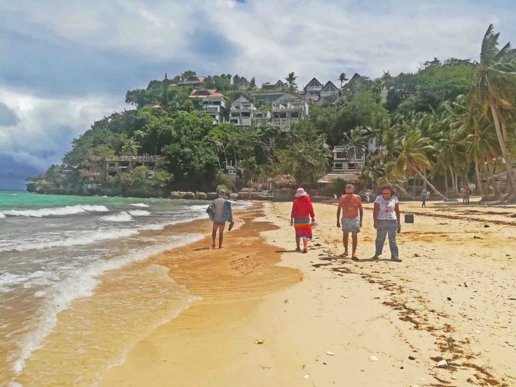 Scenic Diniwid Beach – north of the over-crowded White Sand Beach – formerly one of Boracay’s most popular spots because of its luxury establishments.