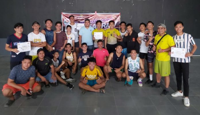 Central Philippine University Golden Lions’ sepak takraw team
