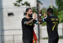 Ceres-Negros FC’s Manuel Herrera and Robert Lopez Mendy hope to continue their fine play against Mendiola FC 1991 tonight. PFL PHOTO