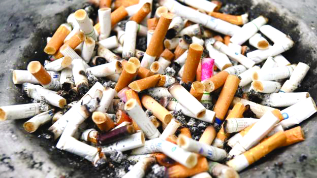Cigarette butts Cigarette butts are thought to be the world’s most common form of litter. AFP/GETTY