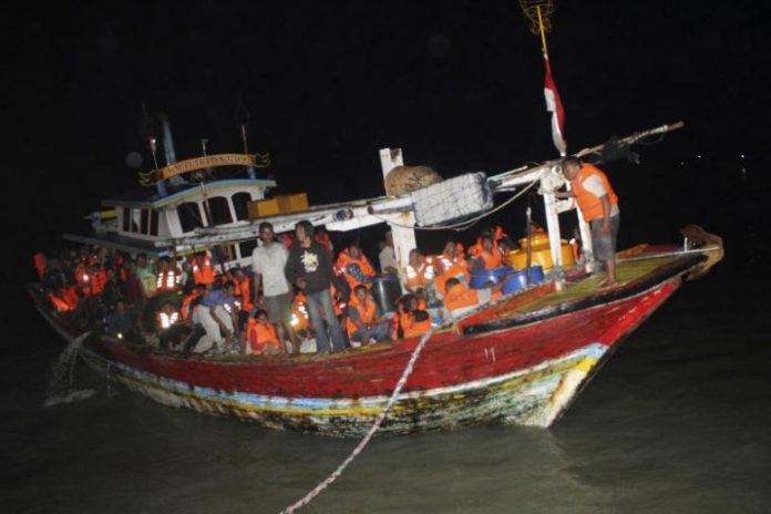 Java island Ferry Fire Aferry that caught fire off Java island is seen preparing to dock at a port in Sumenep, Indonesia on Aug. 23, 2019. AP