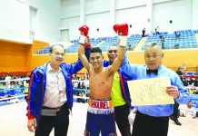 Jay-R Raquinel has improved his record of 11-1-1 win-loss-draw, including eight stoppage wins. BRICO SANTIG PHOTO