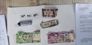 Three sachets of suspected shabu recovered from Junil Dorego. IAN PAUL CORDERO/PN