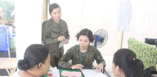 Philippine Army’s 3rd Infantry Division deploys a total of seven medical personnel in Iloilo City Hydration Unit in La Paz district to augment the city’s effort in fighting the mosquito-borne disease. 3RD INFANTRY DIVISION OF THE PHILIPPINE ARMY