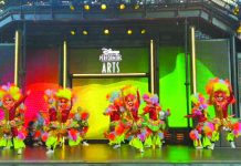 World-famous MassKara Festival dancers of Bacolod City perform at the Disneyland Park in Anaheim, California, USA over the weekend. BACOLOD CITY PIO