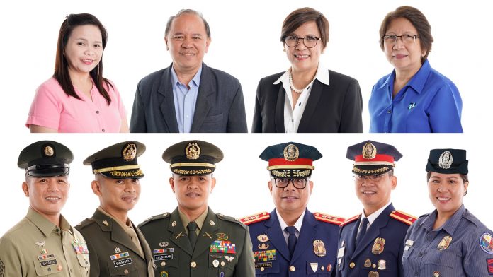 Metrobank Foundation Outstanding Filipinos 2019 THE 2019 METROBANK FOUNDATION OUTSTANDING FILIPINOS (top row, from left): Dorothy S. Tarol, Ph.D; Ricardo T. Jose, Ph.D.; Eva Maria C. Cutiongco-dela Paz, M.D.; Cristina B. Cristobal, Ph.D.; (bottom row, from); MSgt. Ramil A. Caporas PA; Major Romulo G. Dimayuga II PN(M); Lt. Col. John Paul D. Baldomar PA; PCol. Edwin A. Quilates; PMaj. Robert A. Reyes, and PCMS. Marsha T. Agustin, RSW