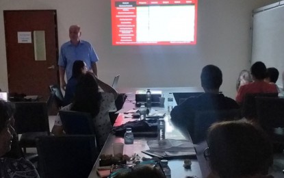 Negros Occidental Canadian market EXPORT ACCESS. Canadian Chamber of Commerce in the Philippines president Julian Payne discusses the Philippines’ export opportunities in Canada during a gathering with manufacturers in Negros Occidental in Bacolod City on Tuesday (August 21, 2019). The activity was organized by the Provincial SMED Council and the Bacolod-Negros Occidental Federation for Information and Communications Technology. PNA