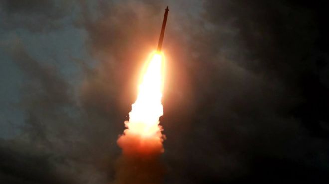 North Korea Test The string of tests of North Korea is seen as a reaction to planned military exercises between the South Korea and the United States. AFP