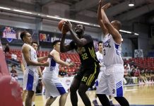 Engineers gains q’finals seat in PBA D-League Technological Institute of the Philippines Engineers’ Papa Ndiaye attempts an inside hit. PBA PHOTO