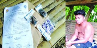 Ped Jay Sabanal was arrested in an entrapment operation after he sold sachets of marijuana to a poseur-buyer in Barangay Balabag, Boracay Island, Malay, Aklan on Aug. 24. RADYO TODO AKLAN VIA AKEAN FORUM