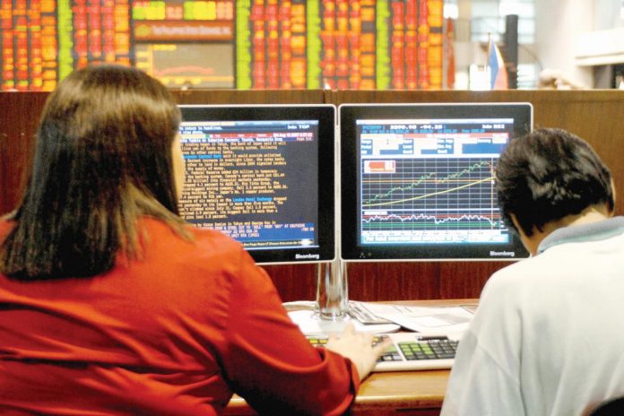 Philippine Stock Exchange The Philippine Stock Exchange index slipped for the second consecutive day after it fell 0.42 percent, or 32.88 points, to 7,795.98 points. All Shares gave up 0.11 percent, or 5.21 points, to 4,741.14 points. MONEY