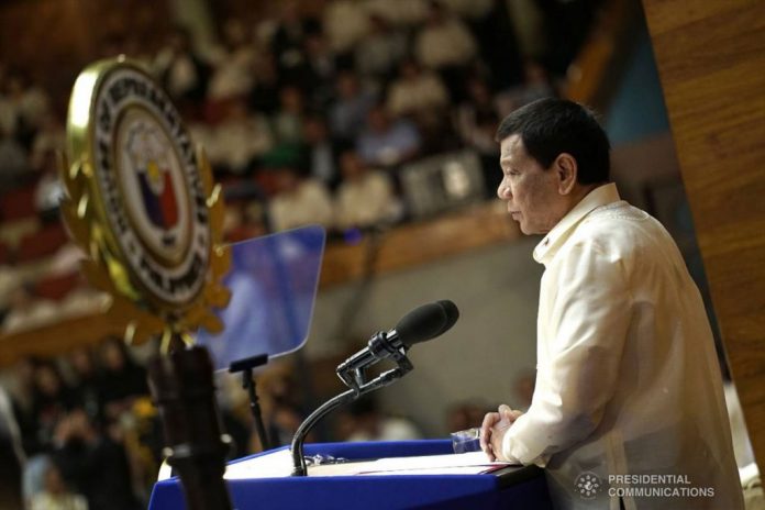 President Rodrigo Duterte Quezon City representative Precious Castelo says during the annual State of the Nation Address of the President, numerous ranking government officials, including the Vice President, the Senate President and House Speaker are present in one venue. PRESIDENTIAL COMMUNICATIONS