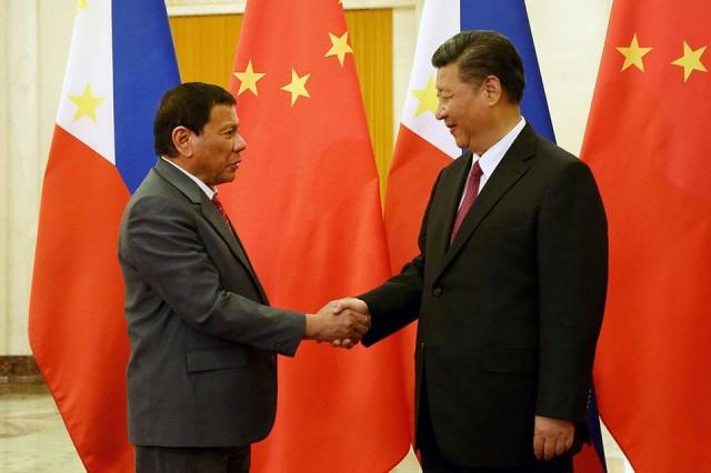 President Rodrigo Duterte Xi Jinping President Rodrigo Duterte (left) is “ready” to raise the country’s arbitral victor in his upcoming 8th bilateral meeting with Chinese President Xi Jinping in Beijing later this week, according to Sen. Christopher “Bong” Go. GMA NETWORK