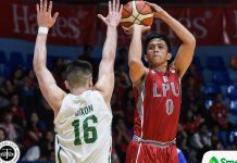 NCAAA Basketball: Pirates hands Blazers 1st loss Lyceum of the Philippines Pirates’ Ralph Tansingco attempts a shot against College of St. Benilde Blazers’ Edward Dixon. TIEBREAKER TIMES PHOTO