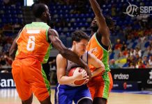 Gilas Pilipinas 3rd in Malaga pocket tourney Gilas Pilipinas’ Robert Bolick Jr. tightens his grip on the ball after being trapped by two Ivory Coast defenders. PHOTO COURTESY OF CIGNAL-SBP