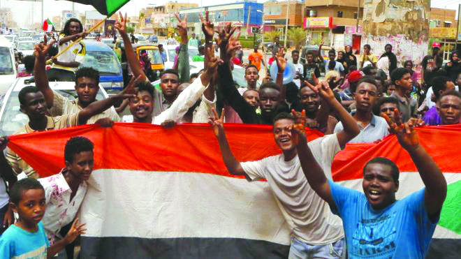 Sudan constitution deal There were celebrations last month after Sudan’s ruling military council and main opposition coalition have agreed on a constitutional declaration. AFP