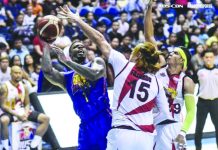 Jones vows to keep his cool as TNT guns for 3-1 PBA finals edge TNT KaTropa’s Terrence Jones was double teamed by San Miguel Beermen’s June Mar Fajardo and Arwind Santos. ABS CBN SPORTS PHOTO