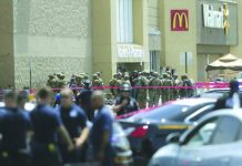 Texas mass shooting leaves 22 people dead Several law enforcement agencies respond to an active shooter Saturday, Aug. 3, 2019, at a Walmart in El Paso, Texas. AP