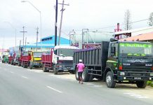 162 trucks overloaded with sand, gravel apprehended