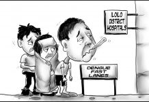 Editorial cartoon for August 12, 2019